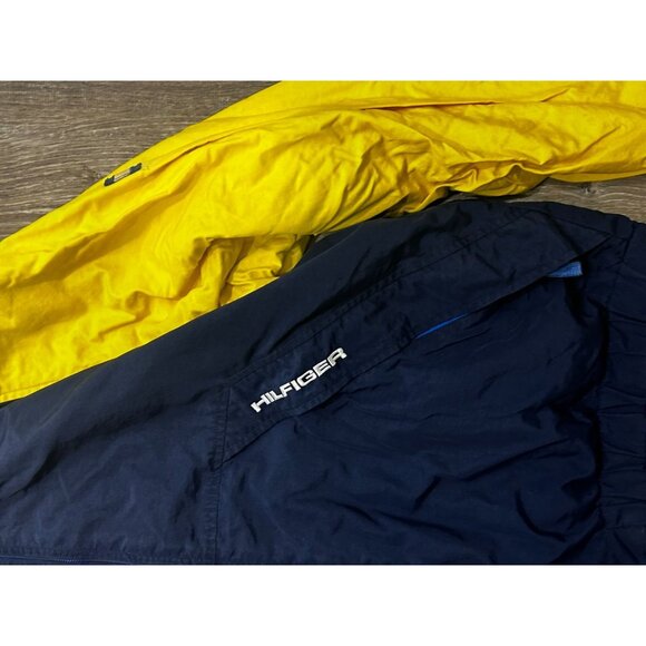 Vintage Tommy Hilfiger Revisable Jacket Logo Windbreaker Full Zip Size Large Mul - Picture 4 of 10